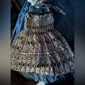 Black and white dress